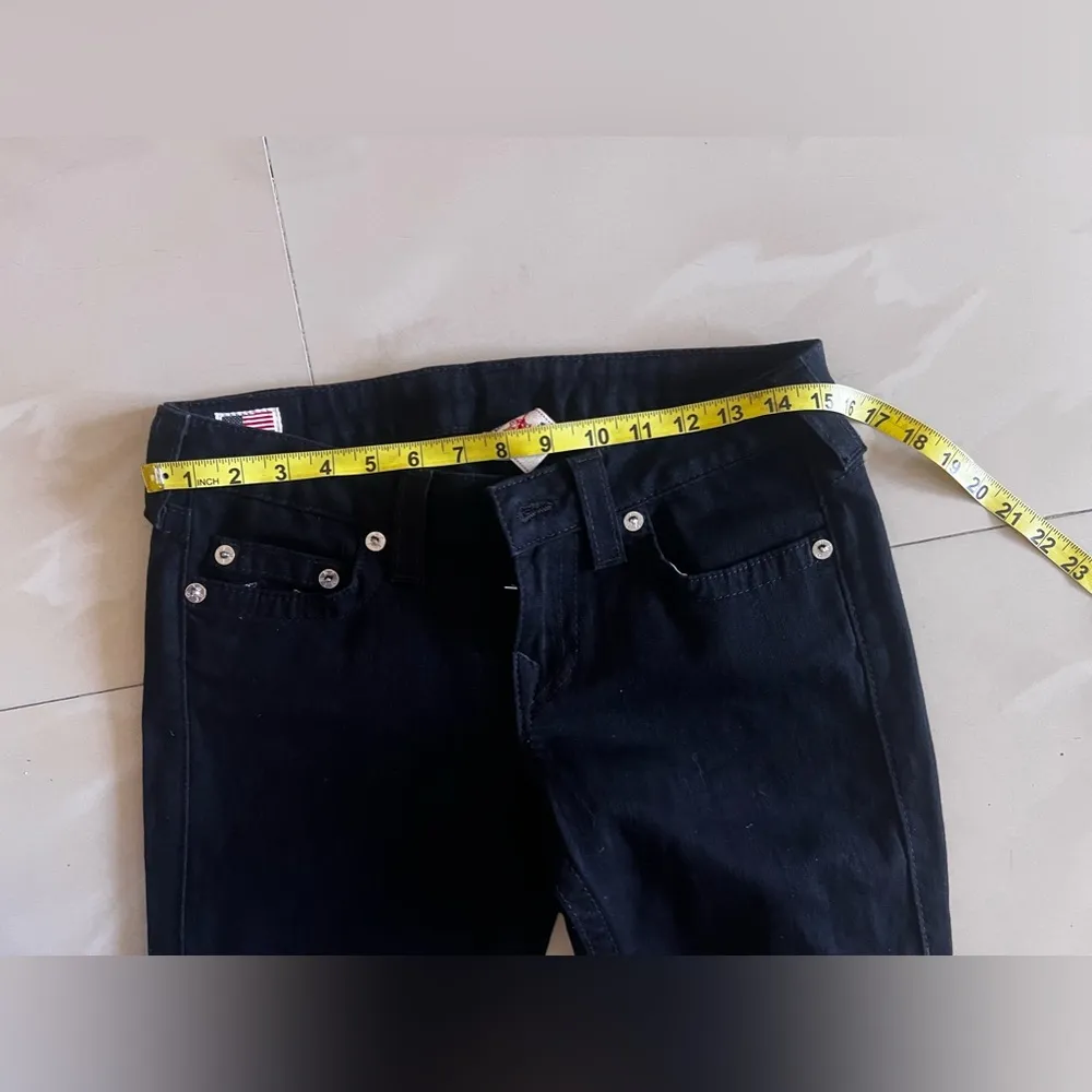 True Religion Dark Denim Swarovski Crystal Jeans - Image 15