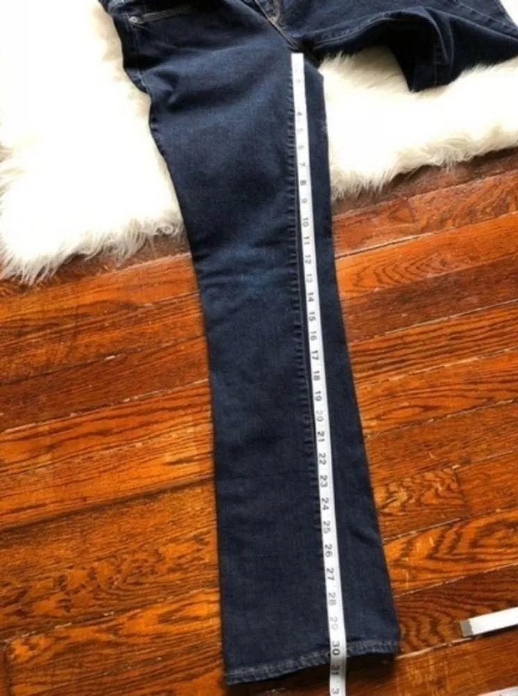 Sonoma Mid Rise Demi Bootcut Jeans Dark Wash 4 - Image 7