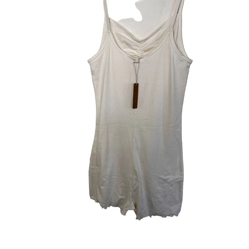 Skims Pointelle Logo Onesie Marble 4X - Image 3