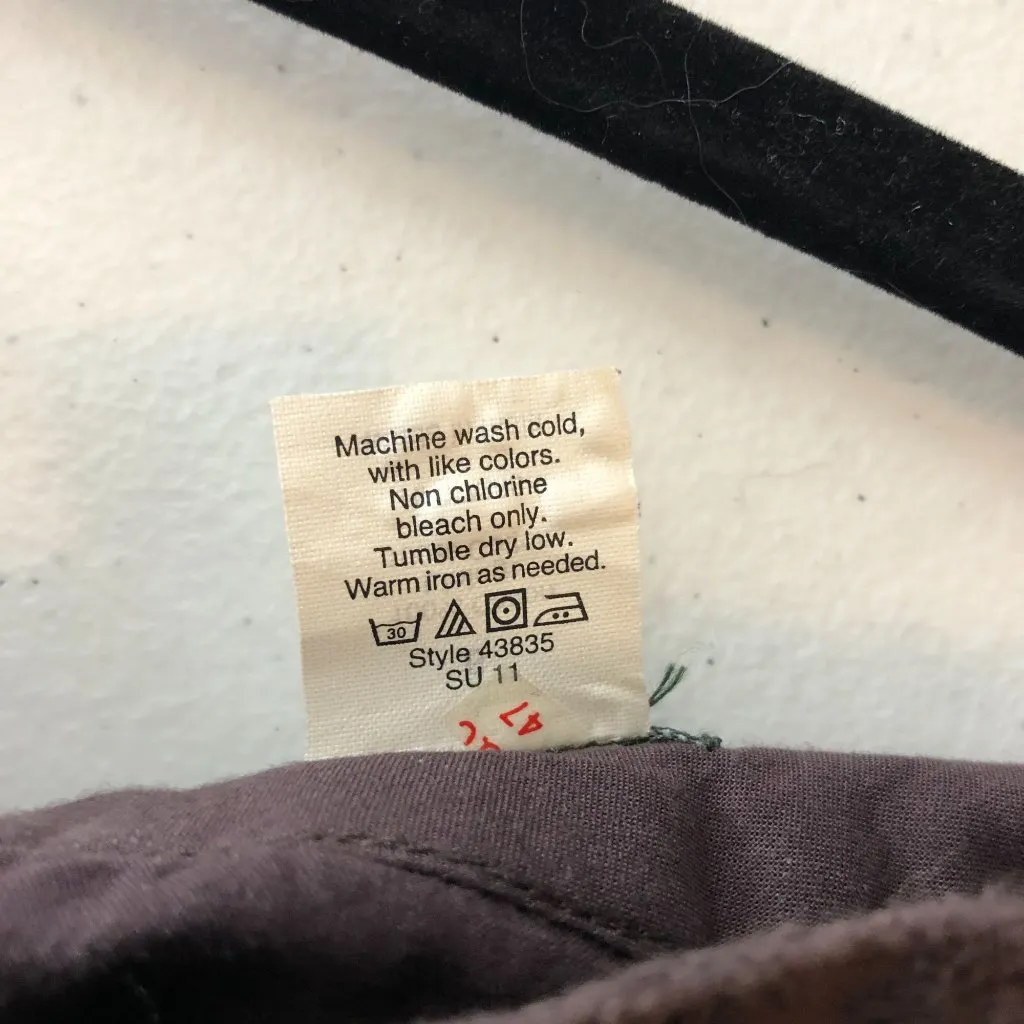 J Crew Pencil Skirt Textured Embroidered Lined Cotton Purple 6 - Image 4