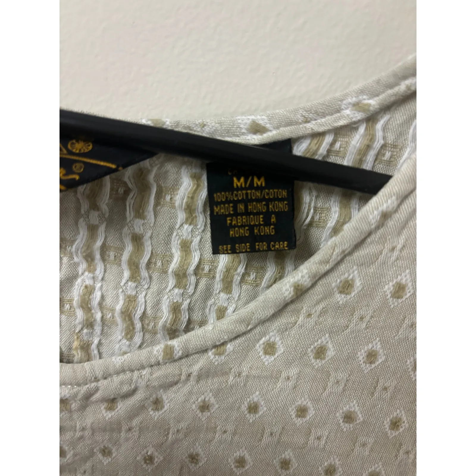 Vintage Eddie Bauer Sleeveless Long Maxi Dress Cream Off White Modest Tank Top - Image 4