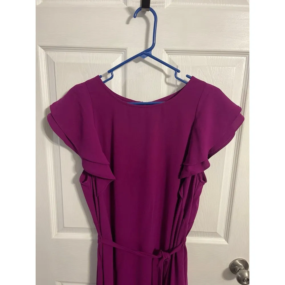 Maurices Ruffled Sleeve Tie Waist Dress Size 1X - Image 4
