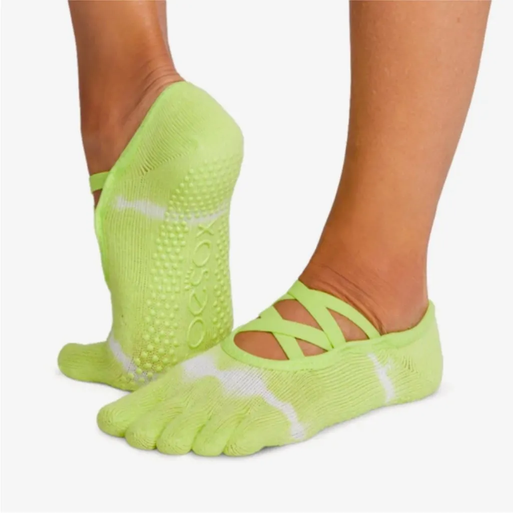 Toesox Full Toe Elle Pride Grip Women's Socks Size Small (6 - Image 4