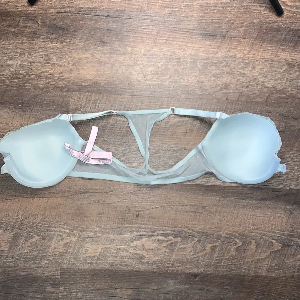 Victoria’s Secret Racerback Bra Blue 34D - Image 3