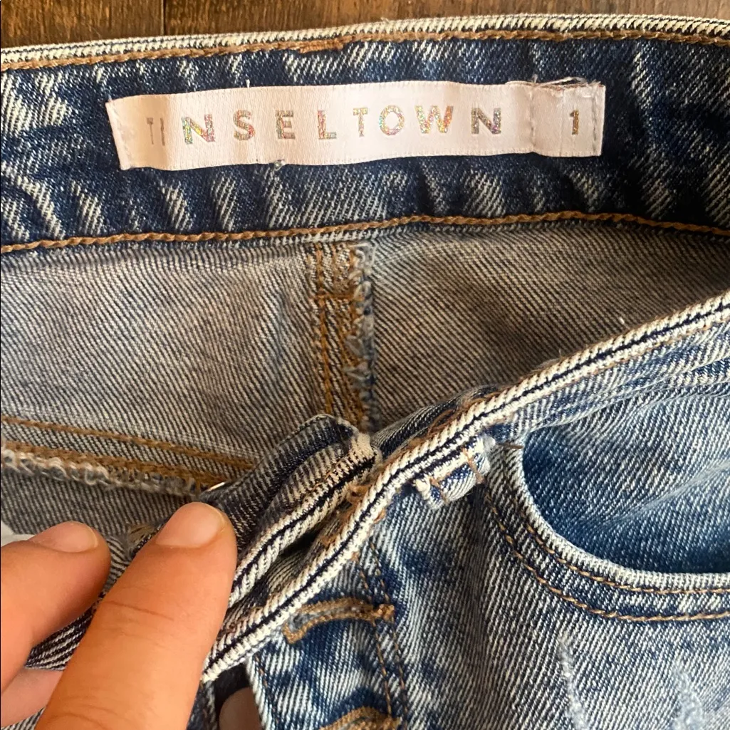 Tinseltown Distressed Blue Denim - Image 6