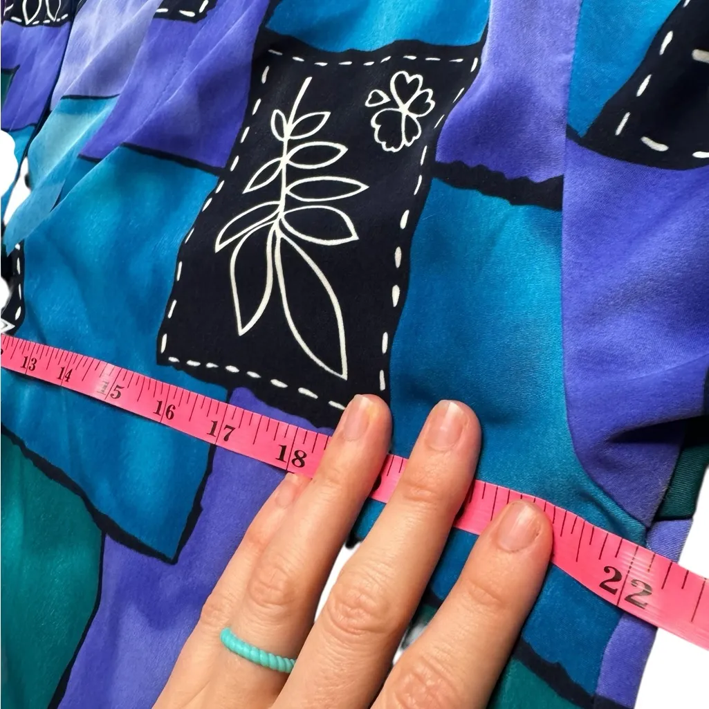 Barbara Gerwit Colorful Overcoat/Cardigan Blue Size XL - Image 6