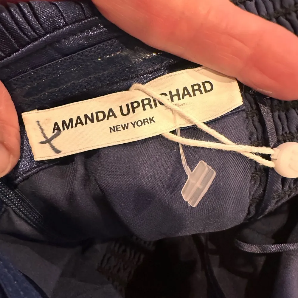 NEW AMANDA UPRICHARD NEW YORK XS Elegant Navy Blue Strapless Jumpsuit - Image 6