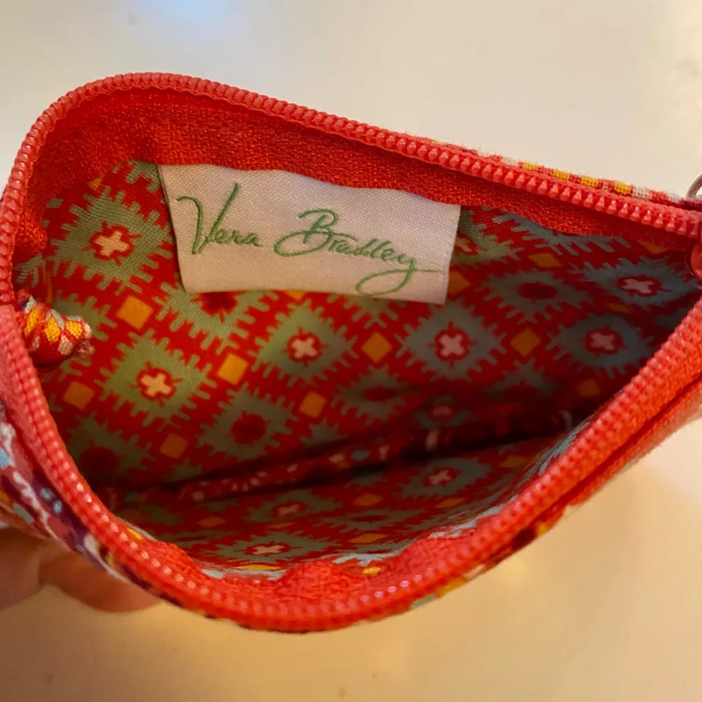 Vera Bradley wallet keychain! In great condition! 🧡 - Image 4