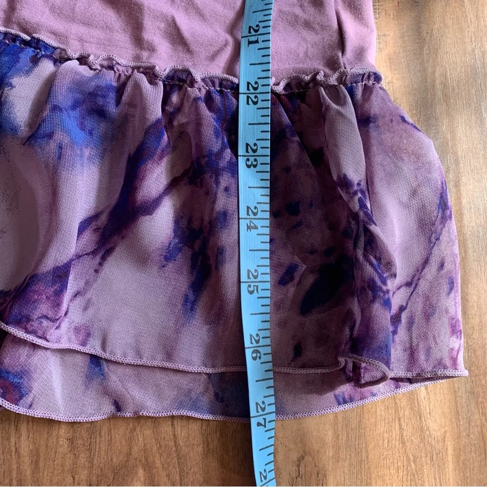 LOGO by Lori Goldstein Cardigan Size S small Purple Top Shirt Hook Eye Front - Image 9