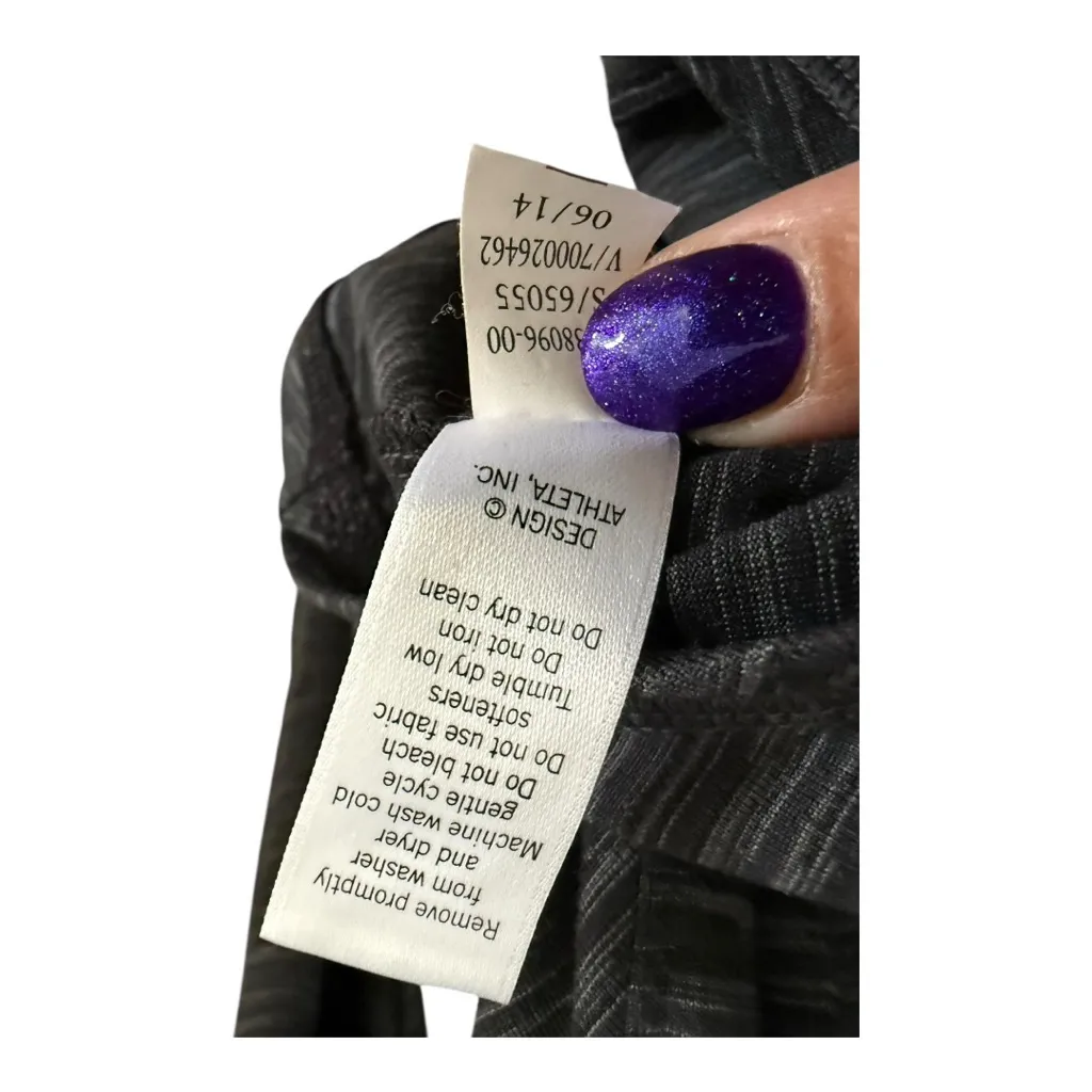 Athleta Mendoza Half Zip Pullover Long Sleeve Top Size Small – Space Dye Grey - Image 8
