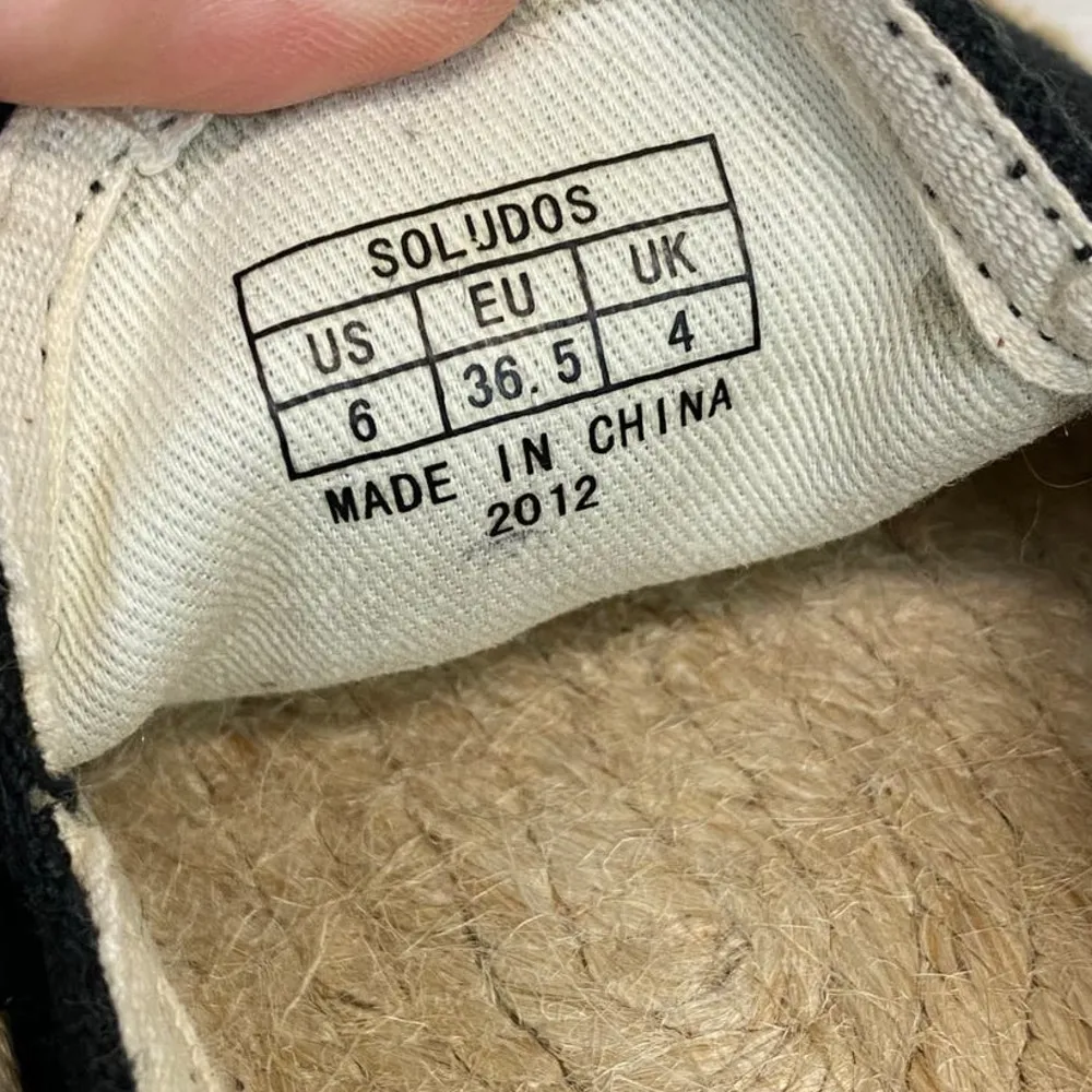 Soludos Platform Smoking Slipper Espadrille Size 6 - Image 8