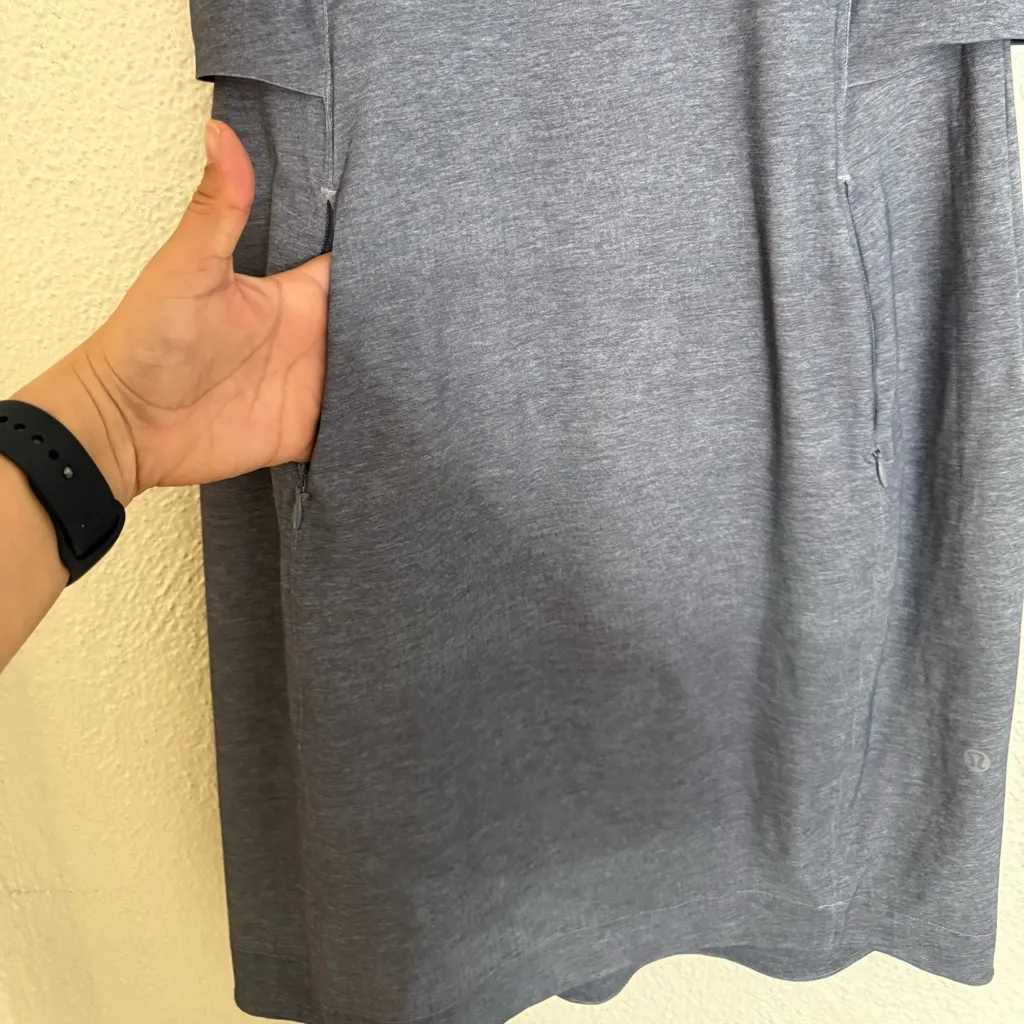 Lululemon & go Endeavor Dress
Heathered Texture Printed Greyt Deep Coal size 6 - Image 11