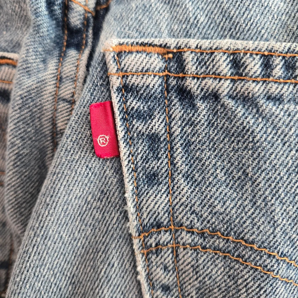 Vintage Levi’s 569 women’s Jeans size 12 loose fit regular medium orange tab - Image 10