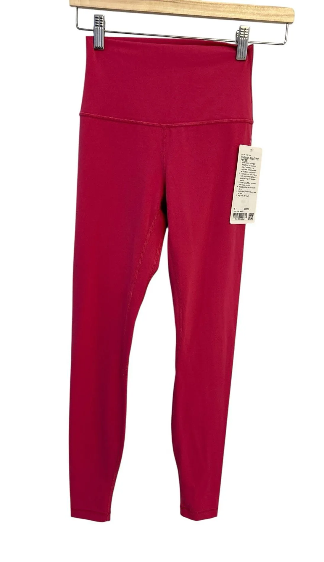lululemon Align High-Rise Pant 28"4 NWT Raspberry coulis - Image 6