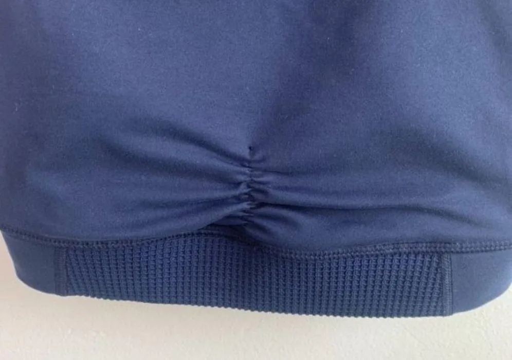 Splendid Navy Blue Yoga High Neck Bra - Image 7