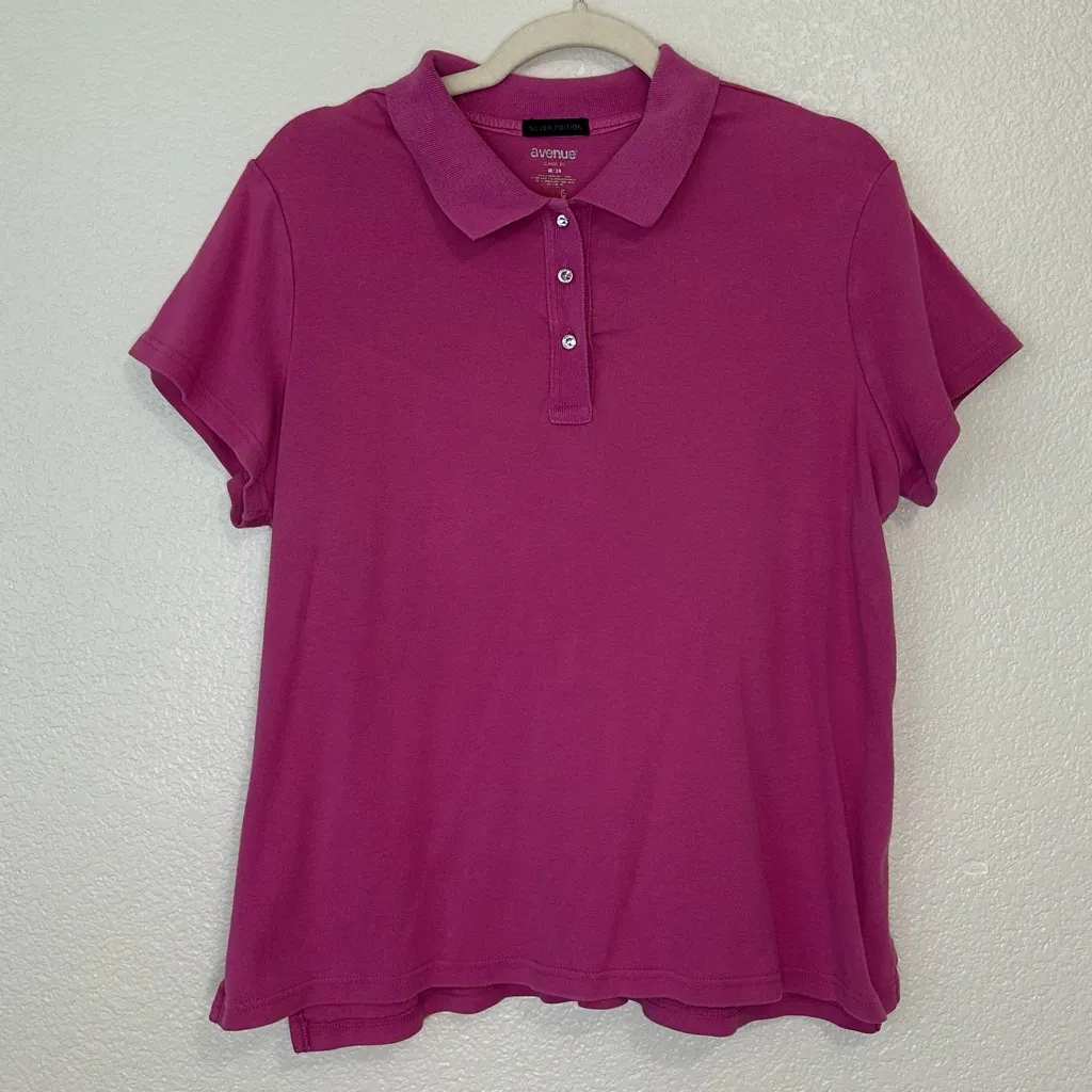Avenue BUNDLE (3) Women’s Short Sleeves Polo Shirt, Size 18/20 - Image 10