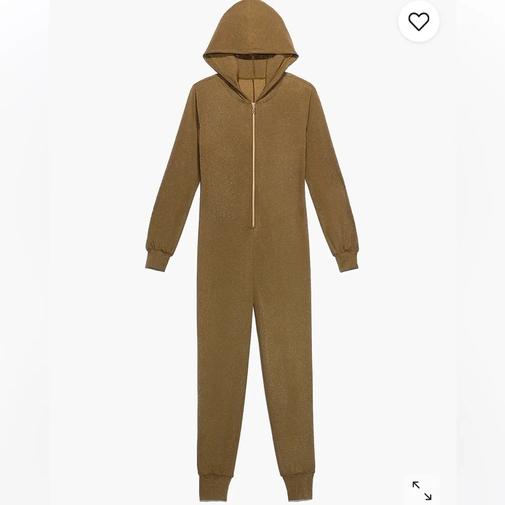 Savage X FENTY Sleep & Shine Hooded‎ Onesie in Military Olive Green Size Small - Image 11