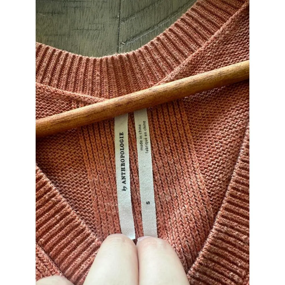 Anthropologie Desmond Sleeveless V-Neck Tunic Sweater Vest Women’s Size Small​ - Image 8