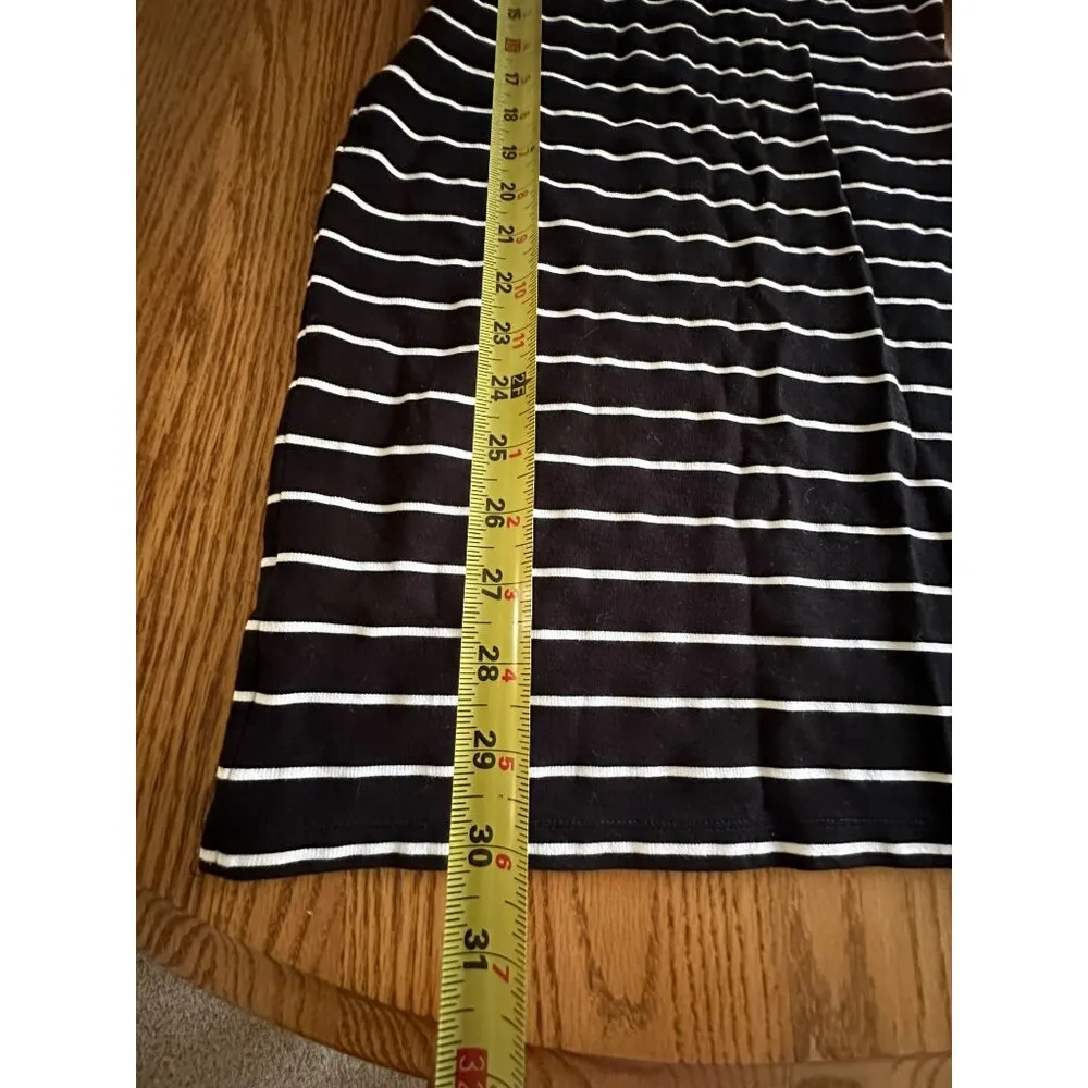 Tommy Hilfiger Women's Striped Dress XS Black & White 3/4 Sleeve - Image 7