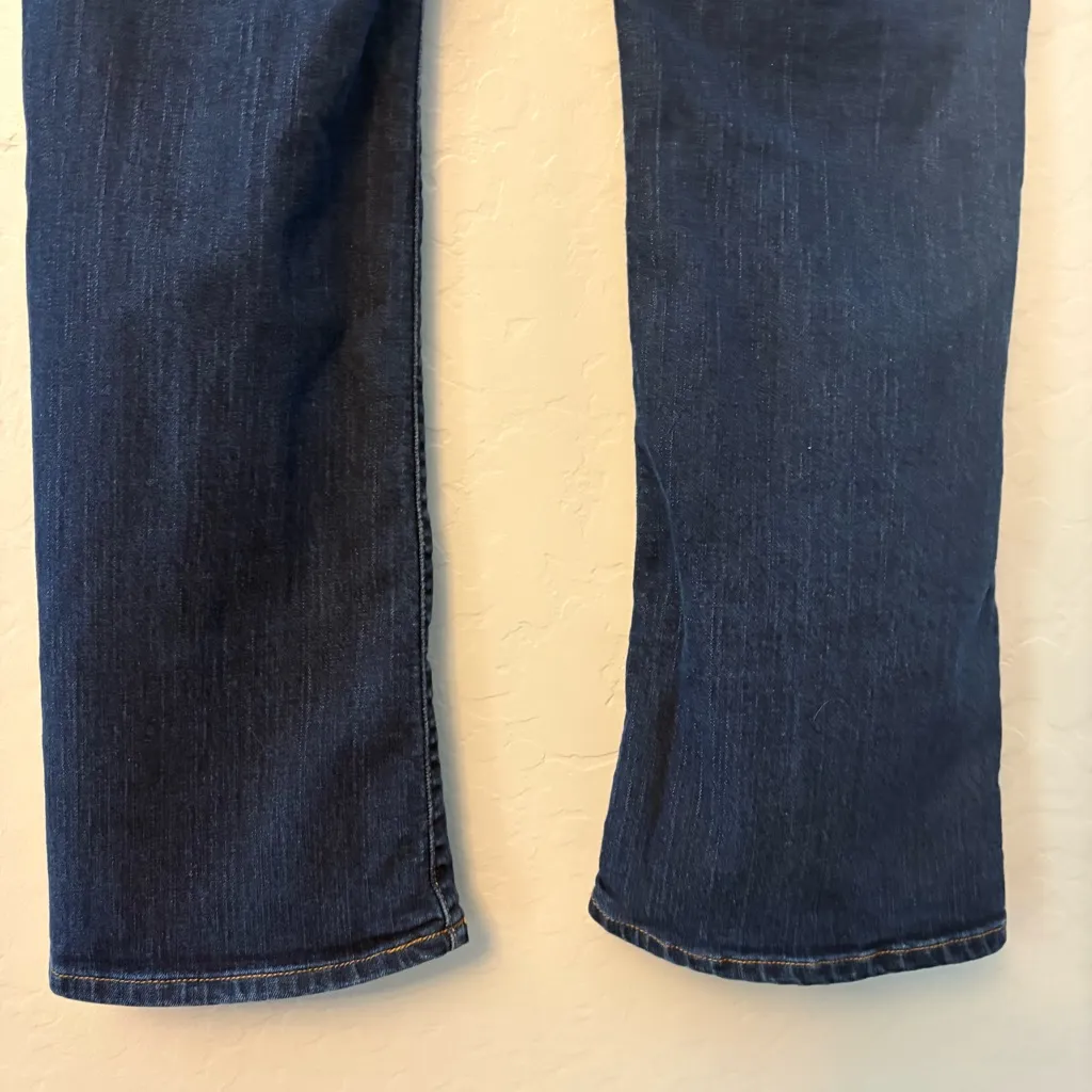 ⭐️Old Navy dark wash boot cut jeans size 8 short - Image 14
