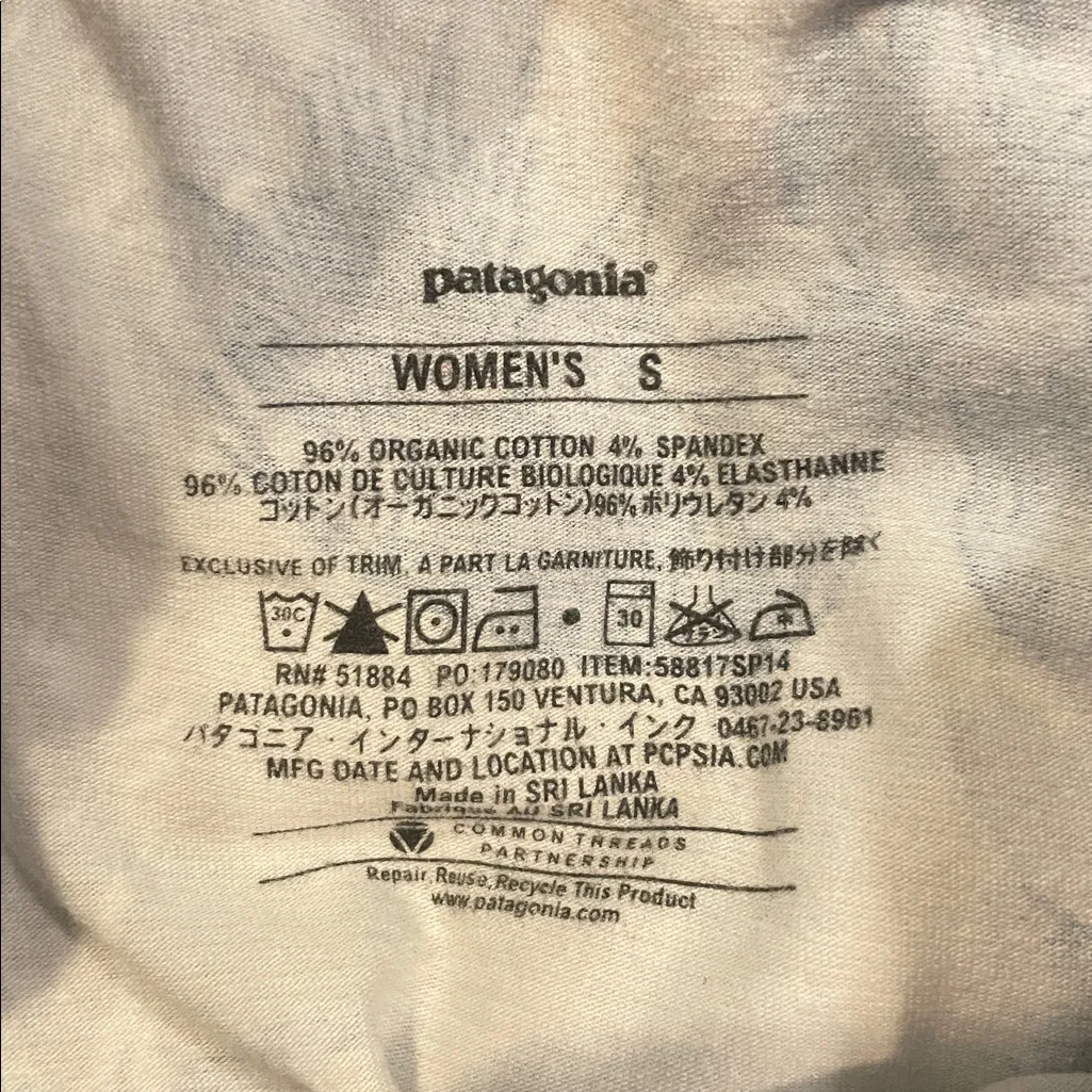 Patagonia Halter Dress with Feather Print Size Small - Image 3