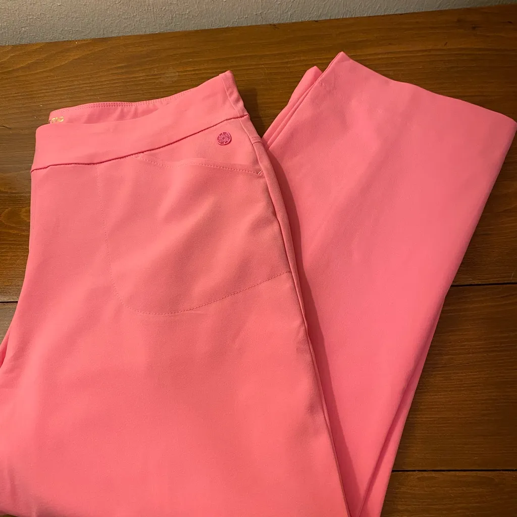 Lily Pulitzer Women’s Luxletics Pink Ankle Pant Sz14 - Image 6