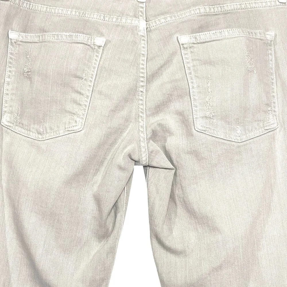 VINCE Women’s Mason Rolled Jean in Destructed Tawny Light Tan size 29 - Image 7