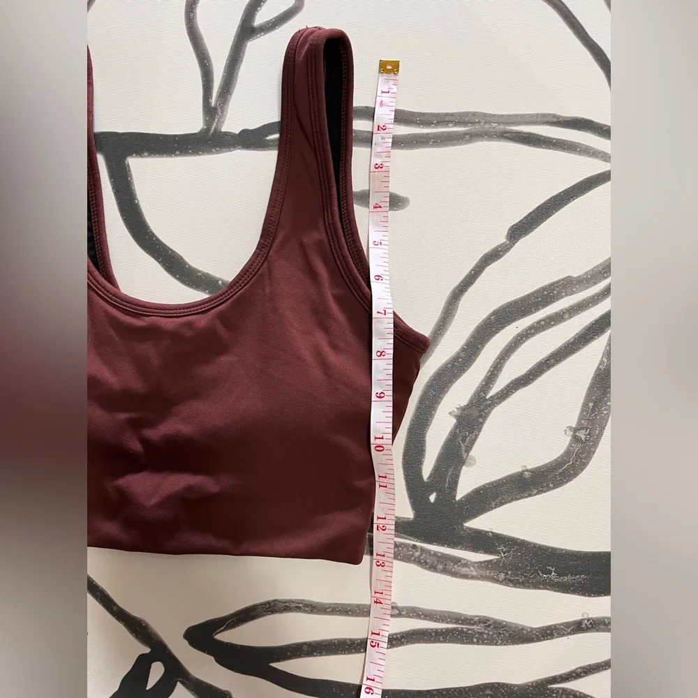 BALANCE Women’s Sports Bra Crop Top Activewear Cafe Mocha Sz S Padded NWOT - Image 8