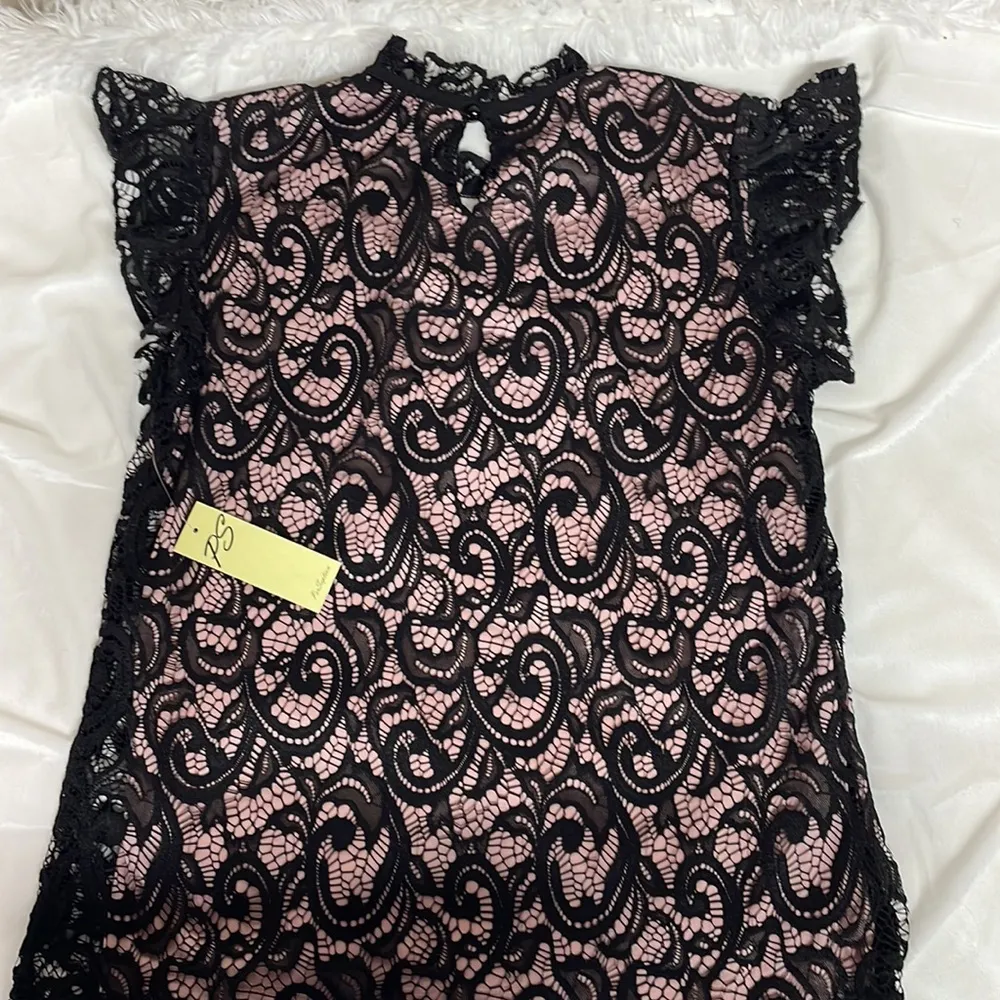 NWT PerSeption Concept Lace Sleeveless Top            Sz S - Image 7