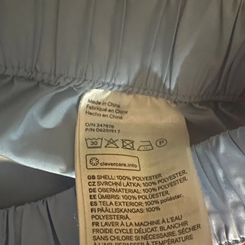 Divided Women's Track Pants - Light Blue and Orange - Image 3