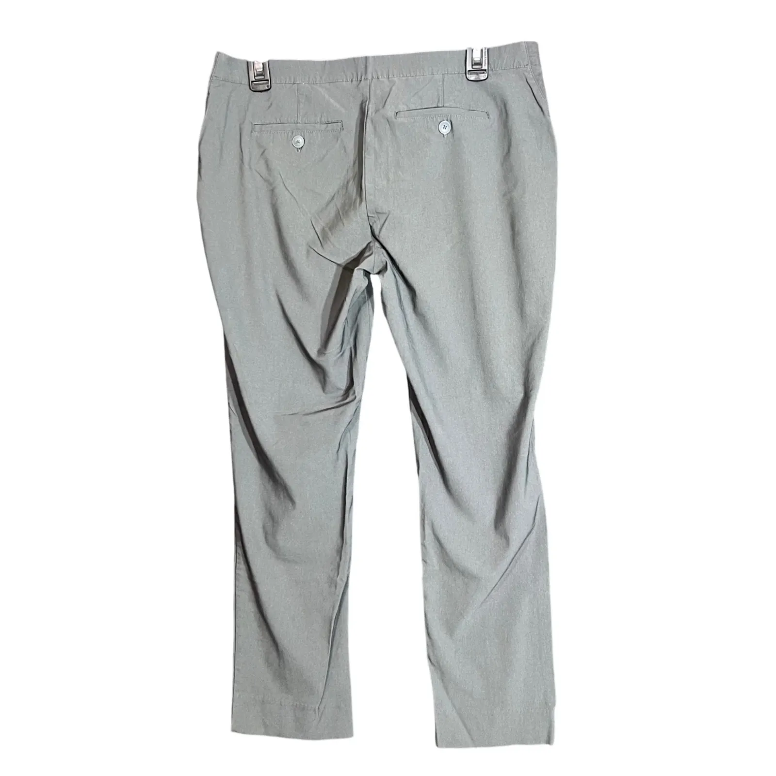 Simply Vera Vera Wang Pants Womens PL Gray Elastic Waist Straight Leg Casual - Image 3