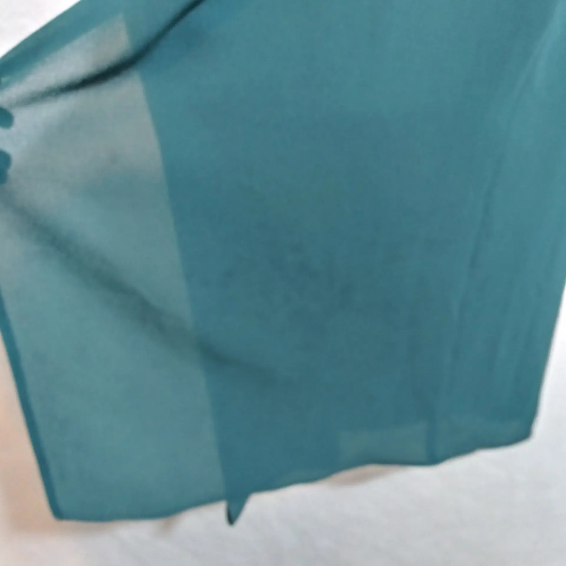 Ursula Of Switzerland Vintage Elegant Green Sleeveless Dress Size 14 - Image 10