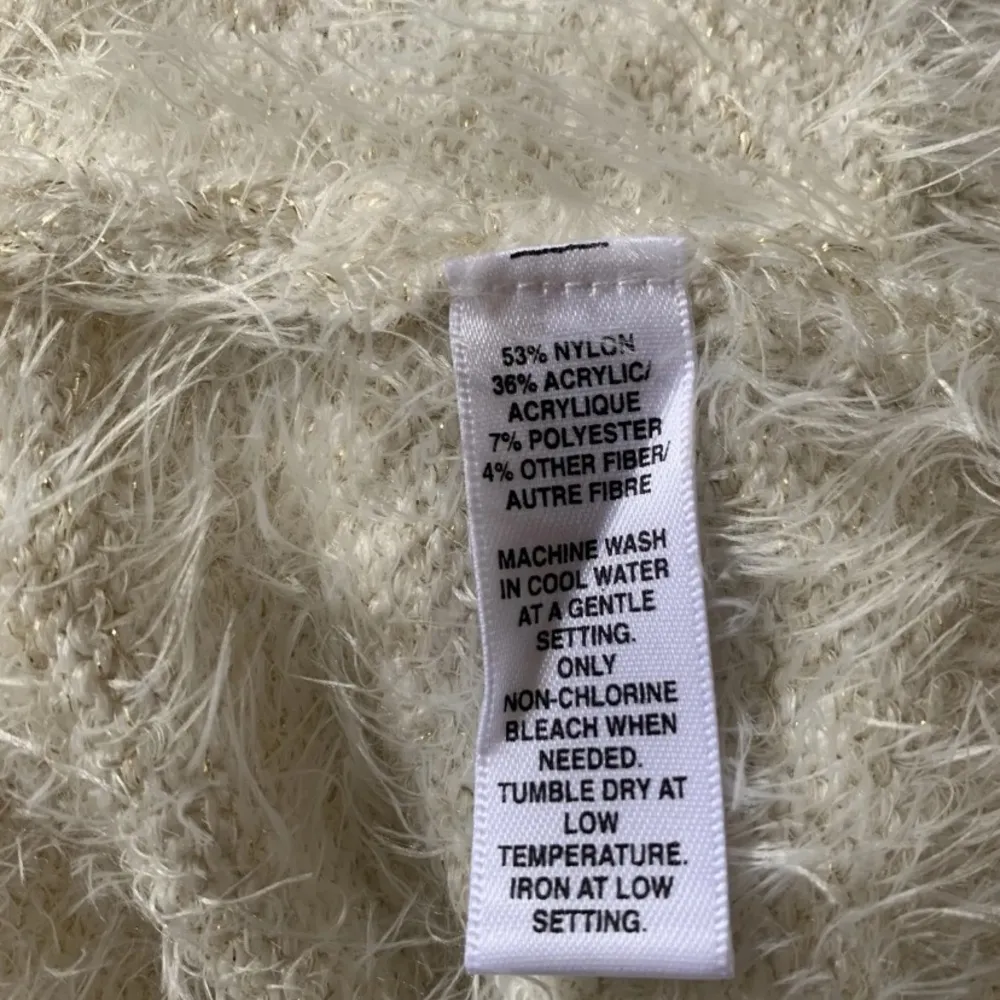 Saks Fifth Avenue Off White Ivory Open Cardigan Sweater Medium M New NWT SOFT - Image 7