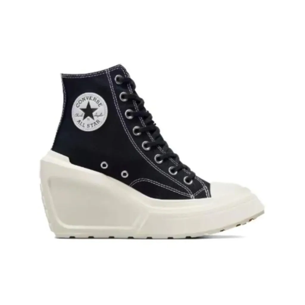 Converse Chuck 70 De Luxe Wedge Platform Heel – Black – Women’s Size: 8– NEW - Image 2
