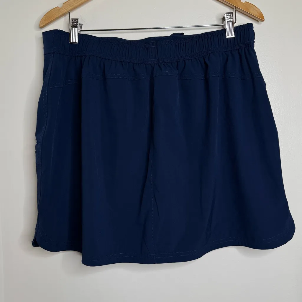 Free Country Navy Blue Skort Women’s Size 16 XL Athletic Swim Tennis - Image 3