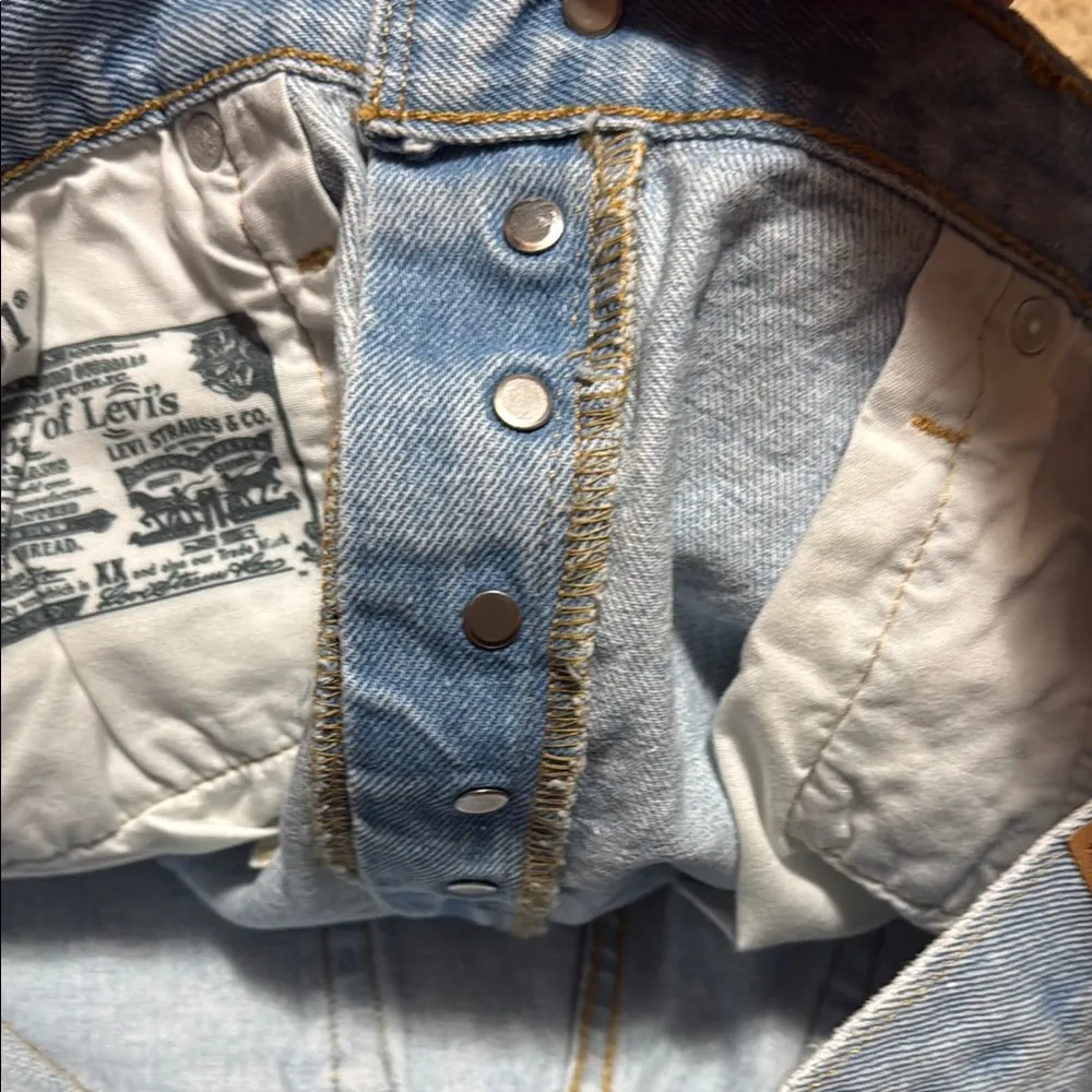 Denim Distressed Women Shorts - Image 5