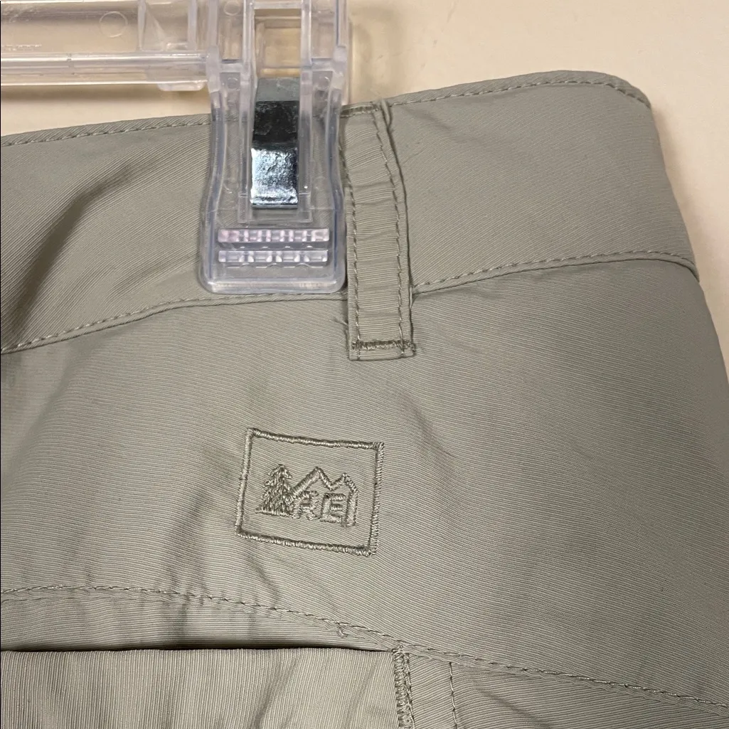 REI Women’s Beige Outdoor Camping Hiking Summer Cargo Shorts Tan Size 12 - Image 10