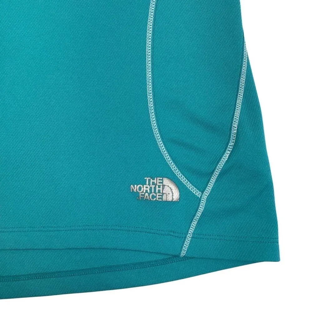THE NORTH FACE Flash-Dry Flight Series Top Tee Women S Turquoise Outdoor Travel - Image 6
