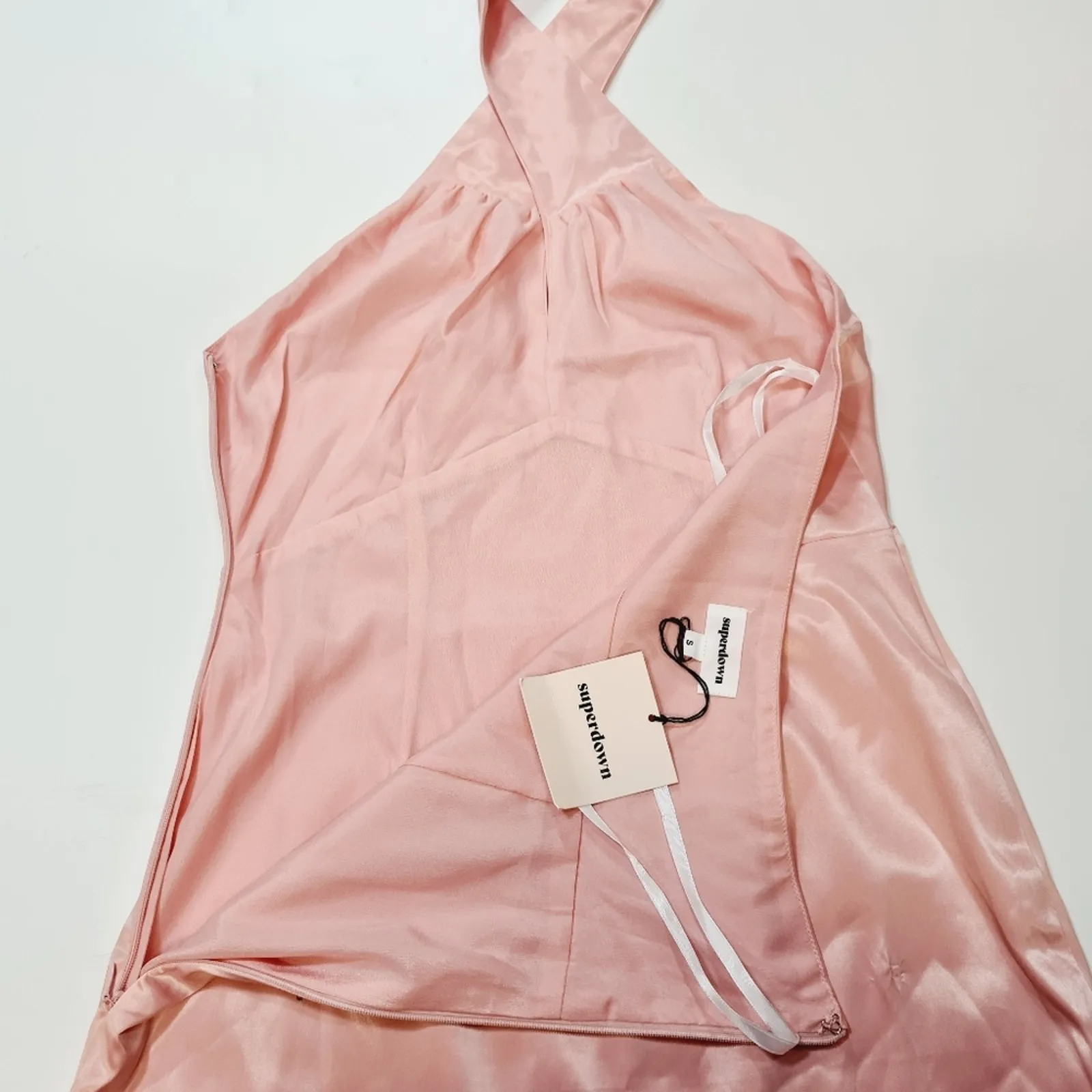 Superdown Samira Mini Dress in Pink Small - Image 8