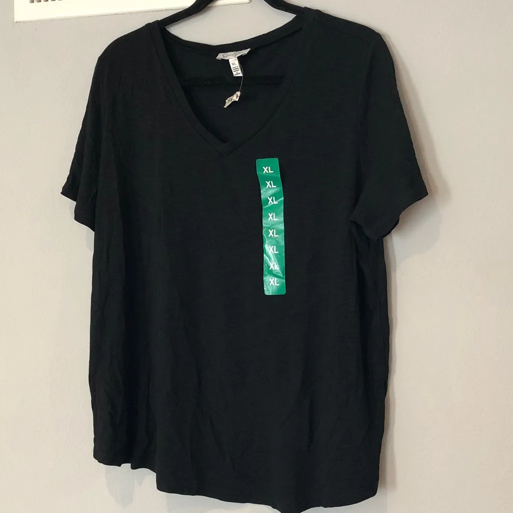Jessica Simpson Classic Black Tee, XL, NWT - Image 8