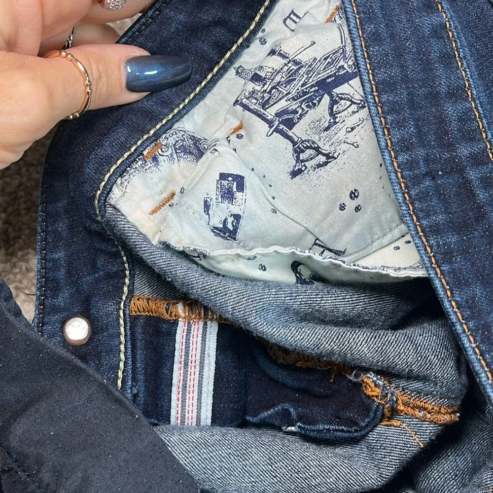 Anthropologie‎ Pilcro And The Letterpress Stet Cropped Ankle Jeans Dark Wash - Image 7