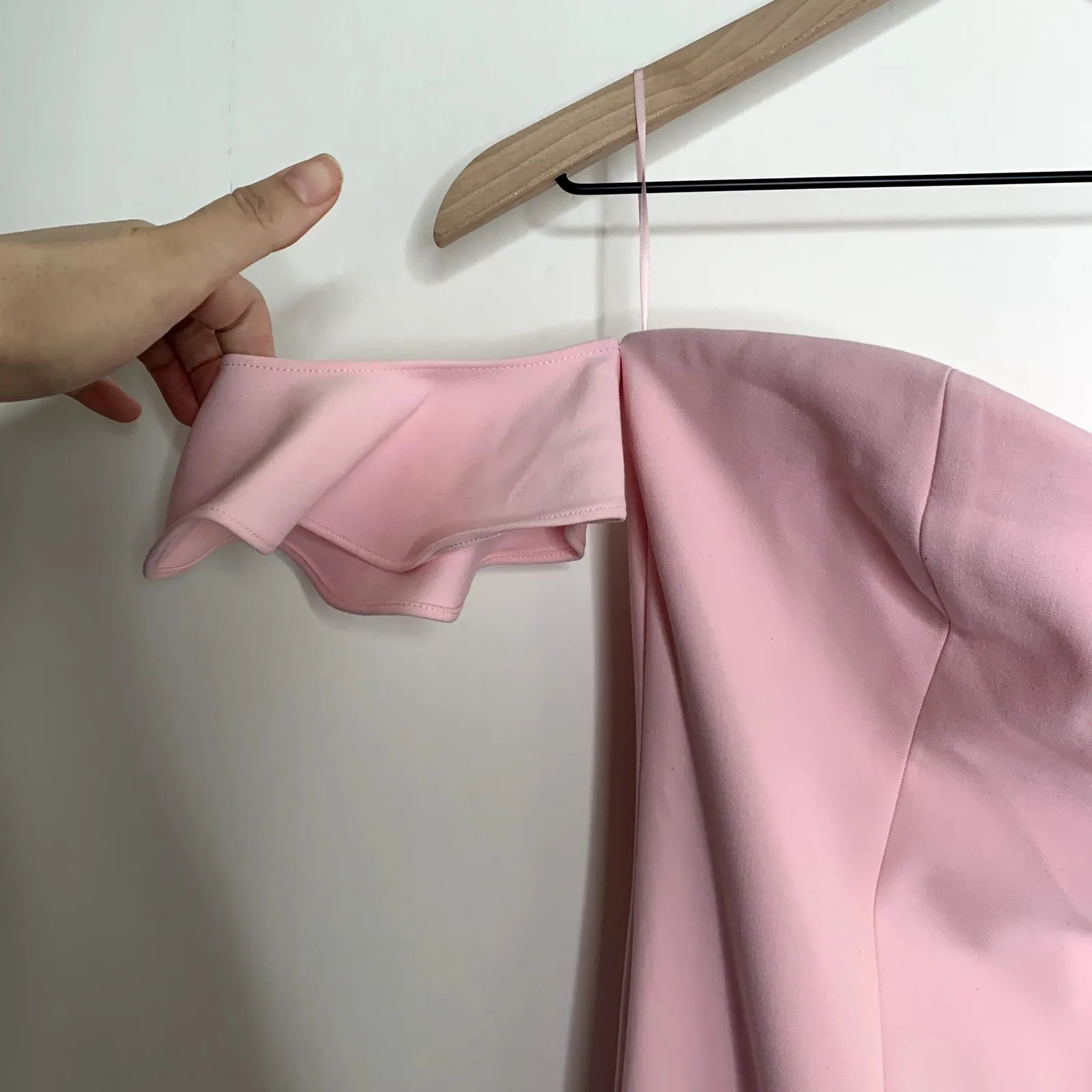 Revolve Likely Sunset Off-the-shoulder Petal Pink Dress Womens New Size 6 - Image 9