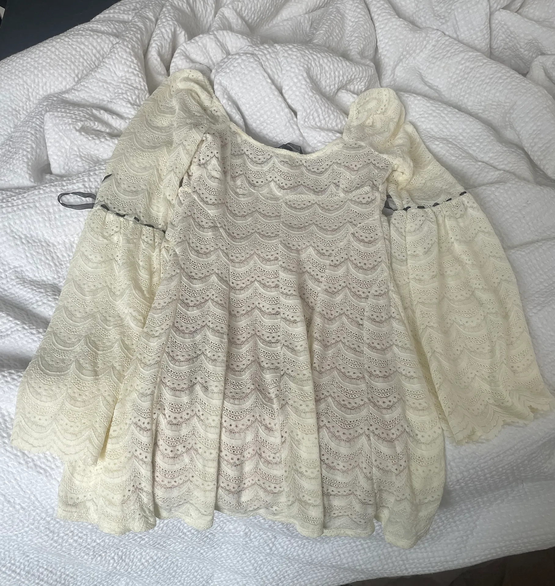 White Lace Dress - Image 3