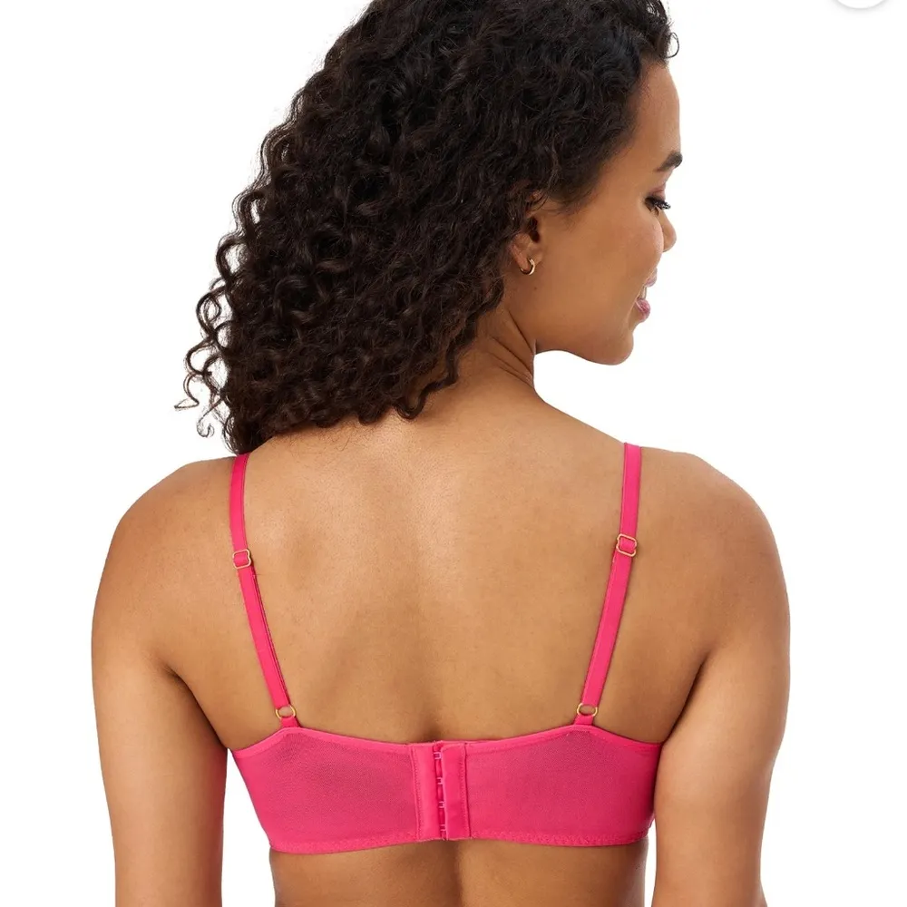 Adored by Adore Me Women’s Morgan Natural Lift Lace Push Up Bra, Sizes 38C - Image 3