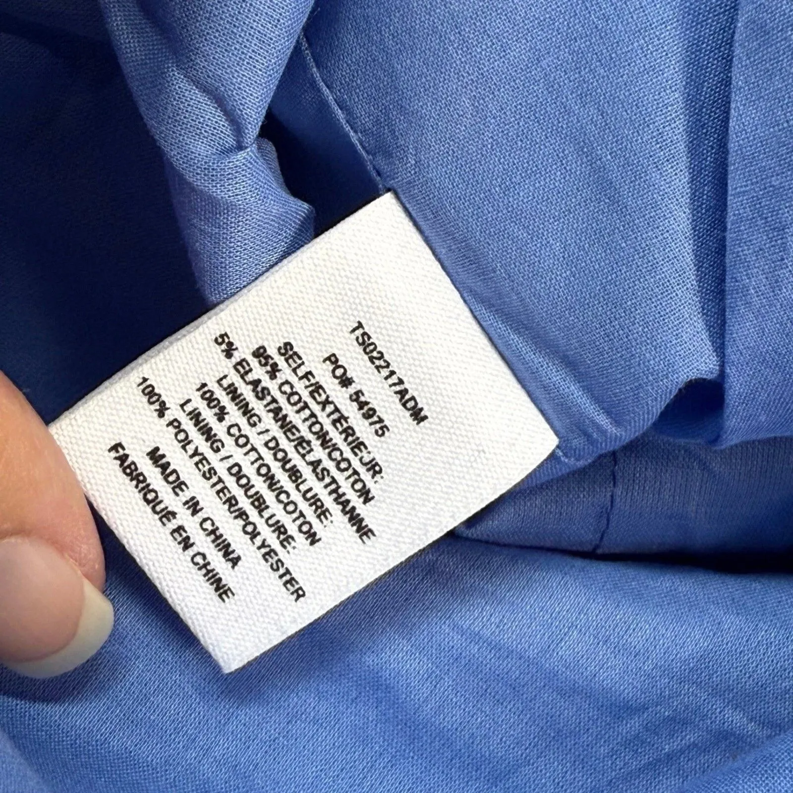 Derek Lam 10 Crosby Blue‎ Cotton Blend Double Breasted Blazer Jacket - Size 4 - Image 6