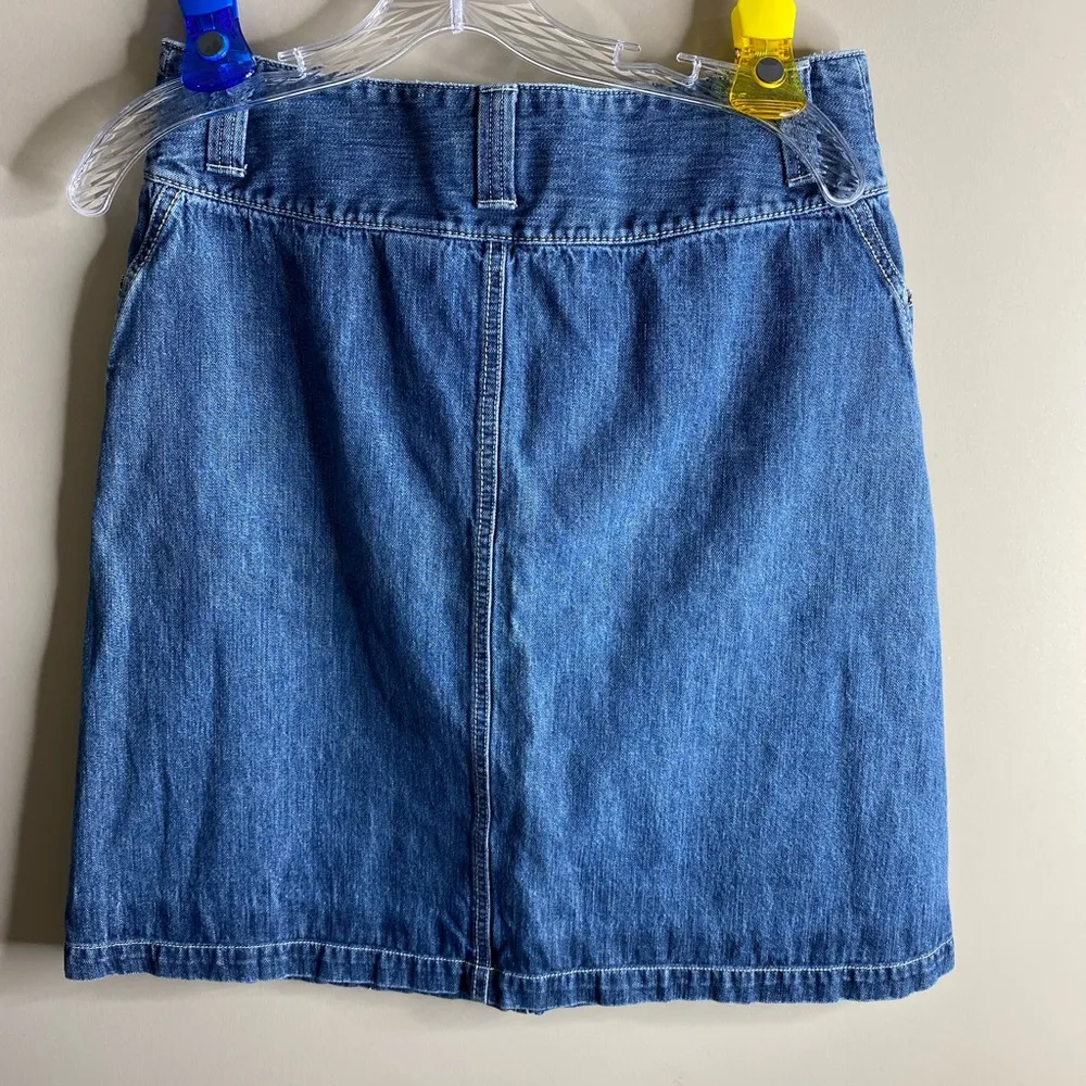 Eddie Bauer High waisted jean skirt - Image 9