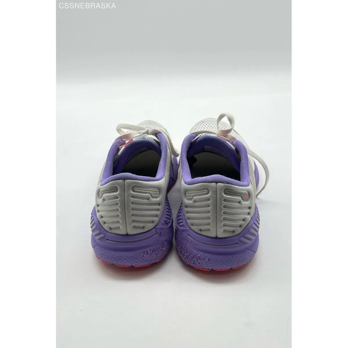 Brooks Shoes Womens Adrenaline GTS 22 Running Comfy Grey White Purple - Size 8.5 - Image 3