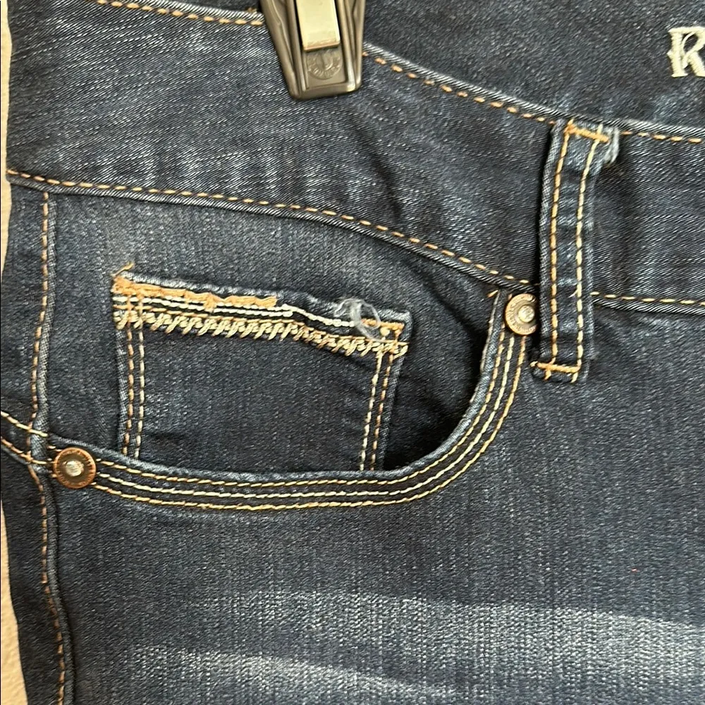 Rhythm in Blues Blue Dark Wash Women's Jeans Size 10 Regular - Image 6