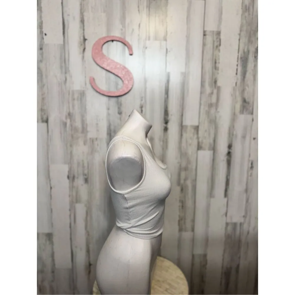 Garage White crop top size small - Image 2