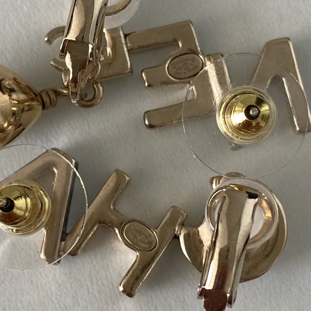 Chanel Authentic  earrings with pearls - Image 10